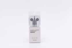 Mumuso Красочные модные наушники в стиле Apple, чёрные