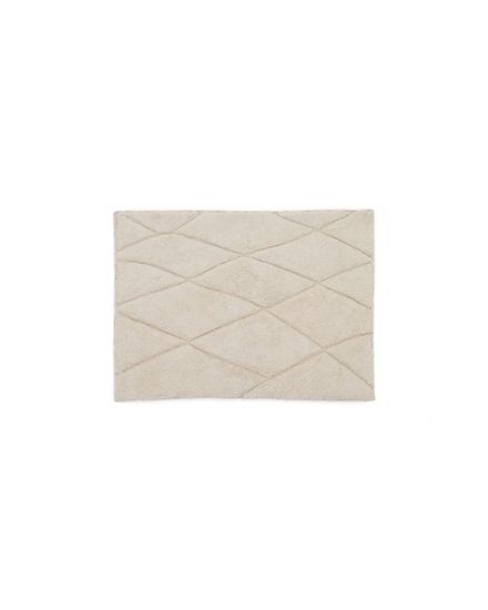 Коврик для ванной Nyana белый хлопковый 50 x 70 см