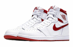 Кроссовки Jordan Air Jordan 1 Retro Metallic Red 2017 (Женская размерная сетка)