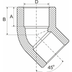 Уголок 63 45 град. EVER® plast БЕЛЫЙ (Россия)