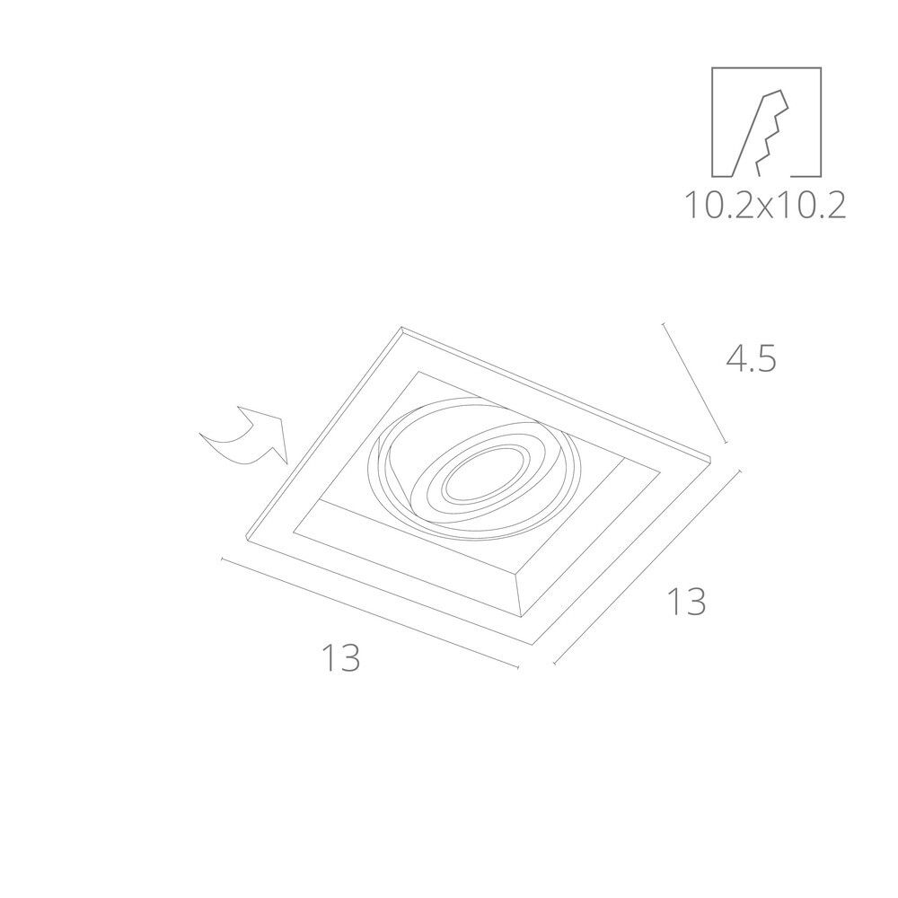 Точечный встраиваемый светильник Arte Lamp