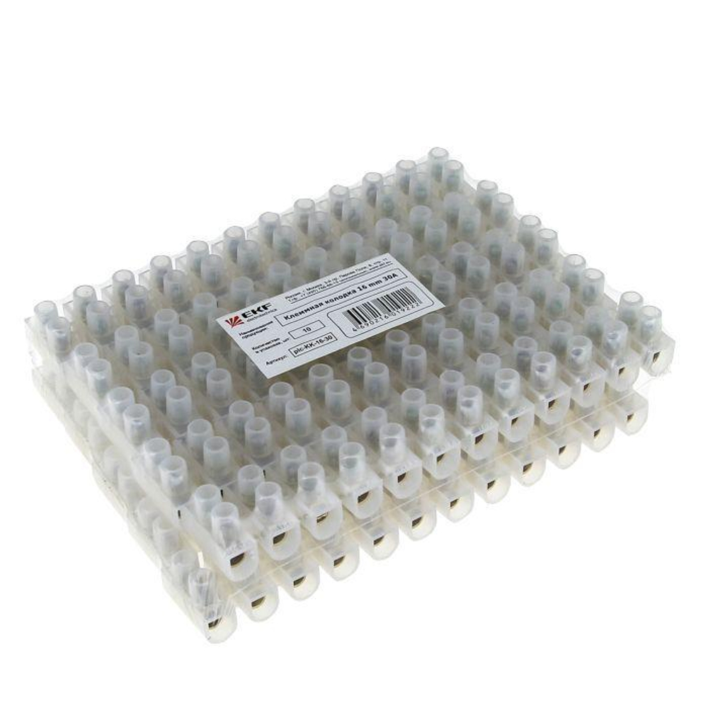 Колодка клеммная 25кв.мм 60А полиэтилен PROxima EKF plc-KK-25-60