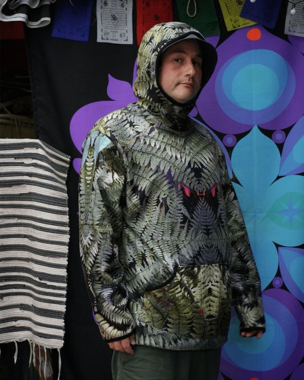 Худи Папоротники зеленый - фото 2