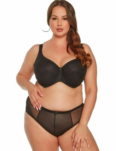 Бюстгальтер Sonia с чашками +size на тонком поролоне (Размер: 90G) (Цвет: черный)