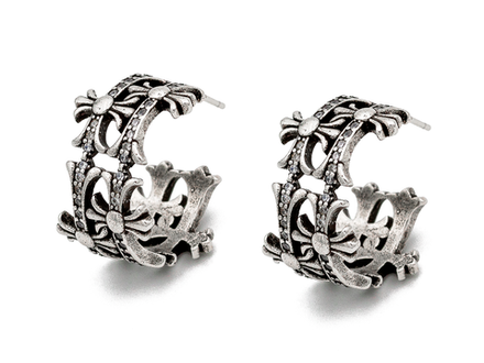 Серьги-Кольца "Chrome Hearts", 17,5мм