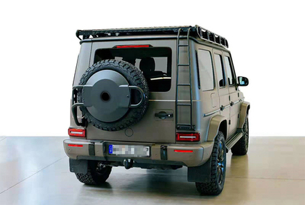 Задняя лестница в стиле 4x4² для Mercedes Benz G class W465 G63 G450 G500 G550 2025+ Гелик Гелентваген