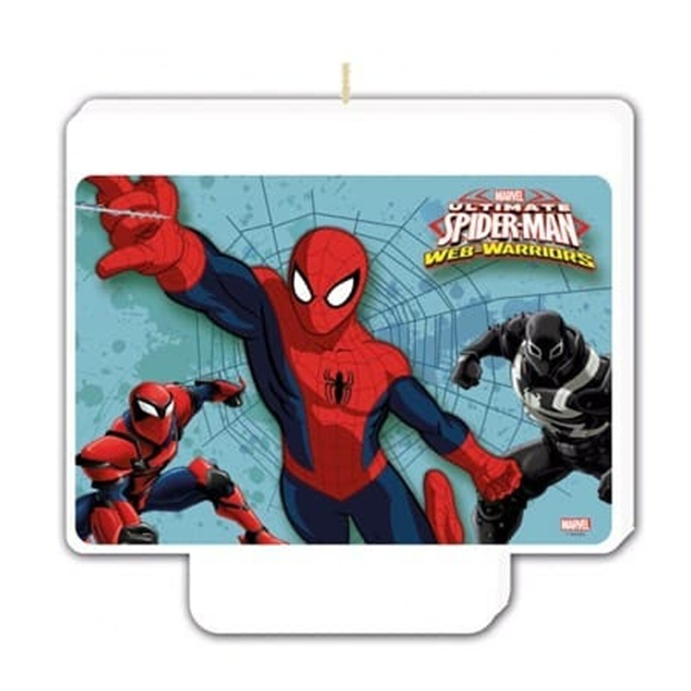 Свеча цельная «Человек-Паук», 9 см