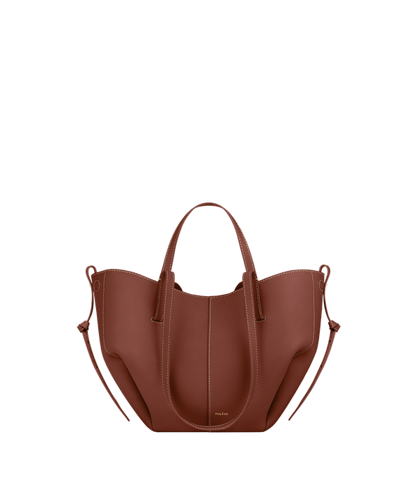Сумка Polene Cyme Mini EDITION TEXTURED COGNAC