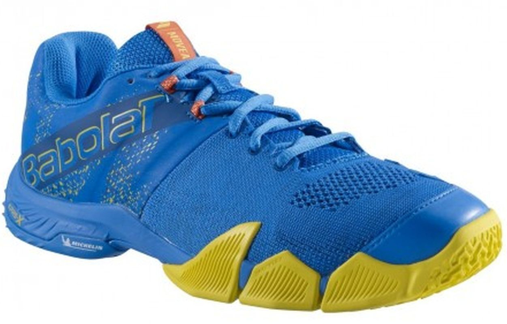 Мужские кроссовки для Падел Babolat Movea Men - french blue/vibrant yellow