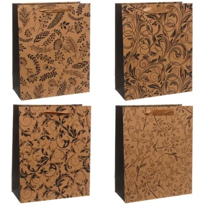 Пакет подарочный «Изысканные узоры» 32*26*12 см