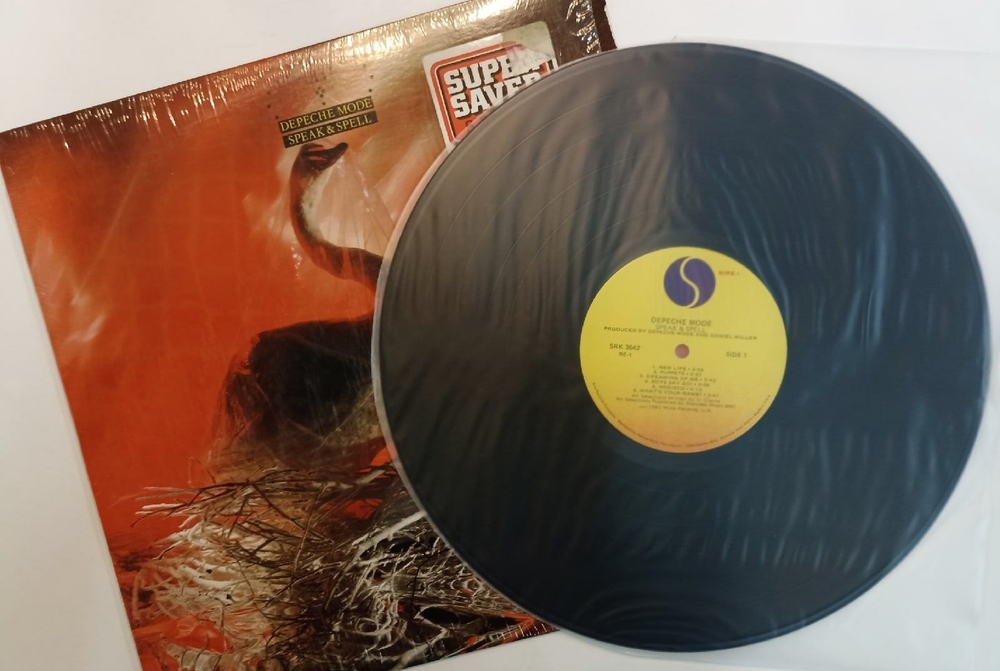 Винтажная виниловая пластинка Depeche Mode Speak and Spell (USA 1981)