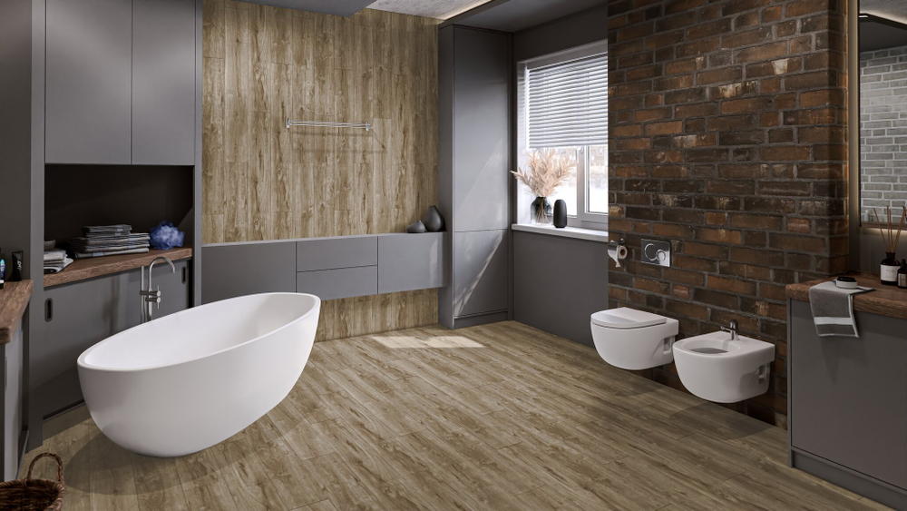 LVT-плитка Damy Floor 248-8-LVT Дуб Имбирный
