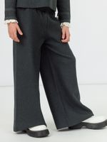 Брюки широкие для девочки AT991 темно-серый