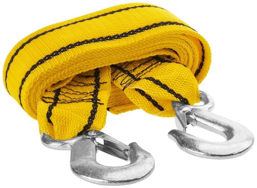 ТРОС БУКСИРОВОЧНЫЙ STAYER 2 КРЮКА СУМКА 4М 3,5Т 61207-3.5