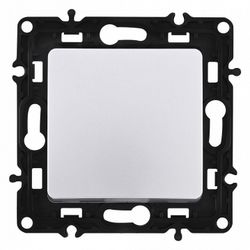 Выключатель проходной одноклавишный без рамки Arte Milano 217 217.32-1.silver