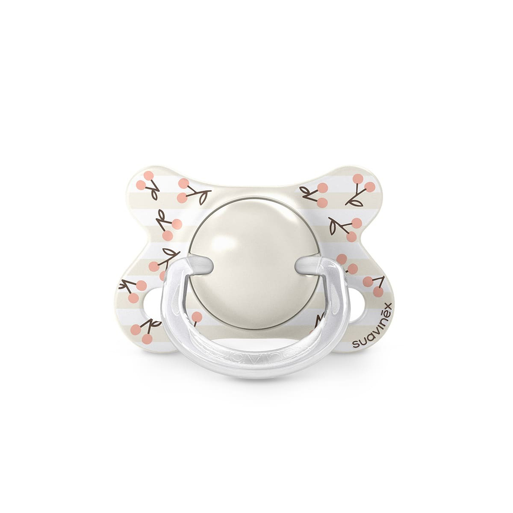 Набор физиологических пустышек Suavinex Birdies светло-розовый, -2/2 мес, 2 шт