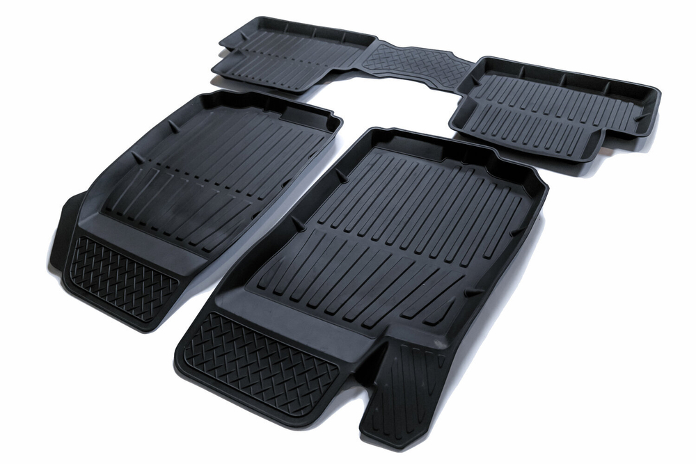 Коврики резиновые в салон 3D PREMIUM для Chevrolet Aveo SD/HB (2012-2015) SRTK.PR.CH.AV.12G.02X44