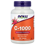 NOW Foods, C-1000 с шиповником, 100 таблеток
