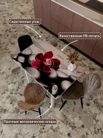 Обеденный стол "Красная орхидея" 100x60 см