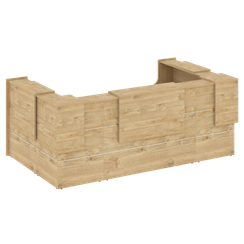 Onix Ресепшн O.R-K-36 Тиквуд Светлый 3106*1768*1187