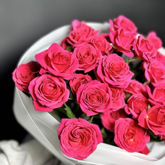 Монобукет из кустовой розы