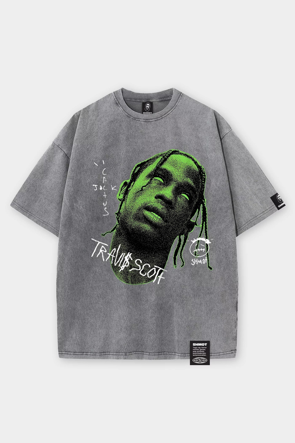 Футболка SHMOT "TRAVIS" GARMENT DYE Серый