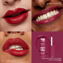 NYX Professional Makeup Smooth Whip Matte Lip Cream - Бархатистая разглаживающая помада, 4 ml