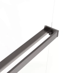 Душевая перегородка Vincea Walk-In VSW-1HR110CGGM 110x200 профиль вороненая сталь/стекло тонированное