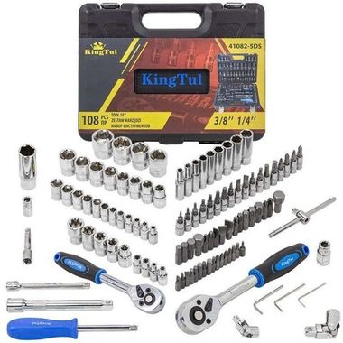 Набор инструментов 108 пр. KINGTUL KT-41082-5DS-м