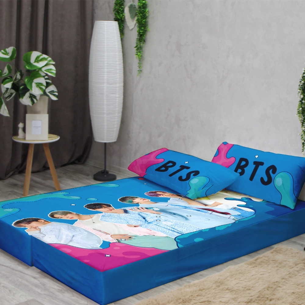 Бескаркасный диван кровать раскладной "BTS"