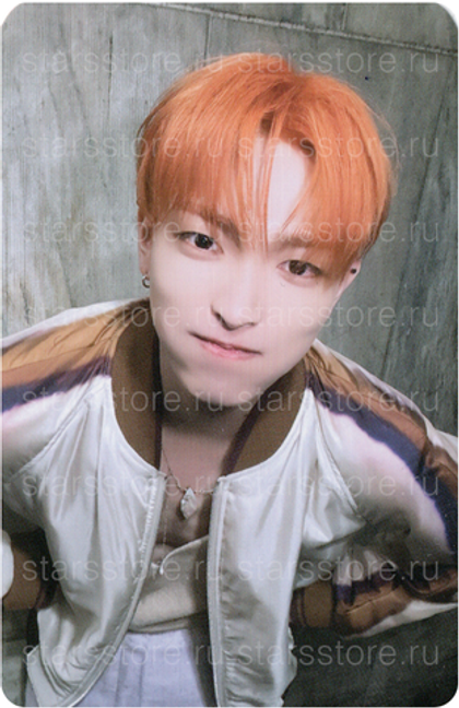 Фотокарта Hongjoong ATEEZ GOLDEN HOUR : Part. 1 Platform ver. (KQ)