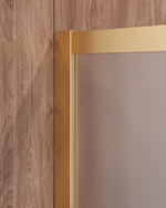 Душевой уголок Cezares MOLVENO-A-2-90-P-BORO, 90х90х195, профиль брашированное золото, стекло Punto