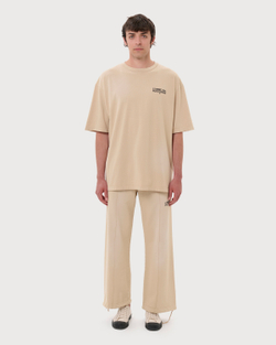 COMME DES FUCKDOWN ФУТБОЛКА БЕЖЕВАЯ