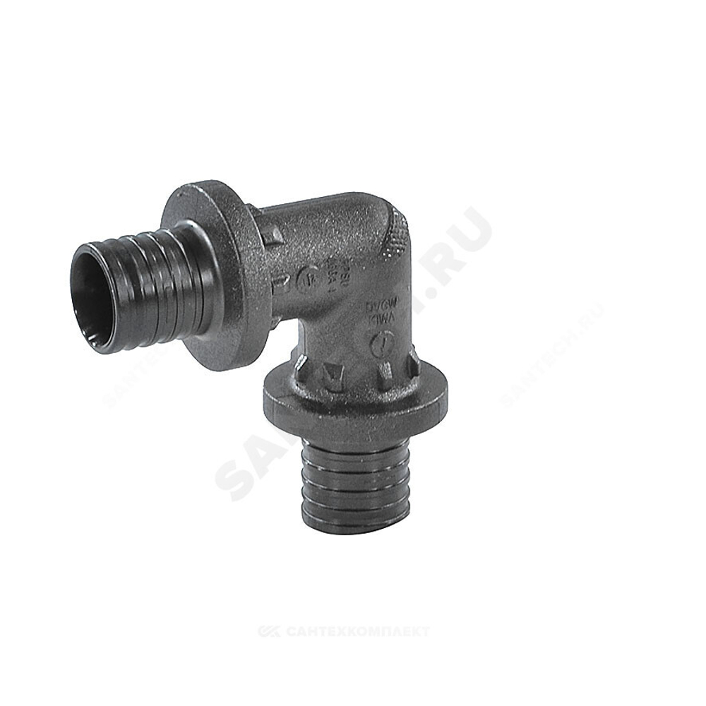 Угольник для PE-X труб аксиальный PPSU Дн 16х90гр RAUTITAN PX Rehau 11600211001