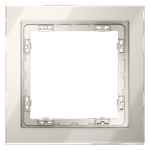 Рамка стеклянная VOLTUM S70 на 1 пост, (кашемир, стекло)