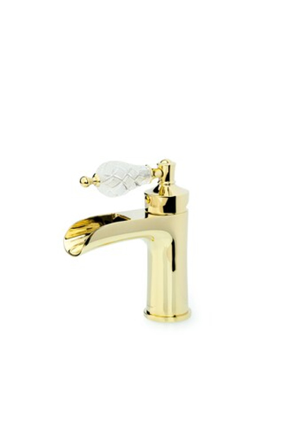 Смеситель для умывальника VOGUE CRYSTAL, золото_Комплект