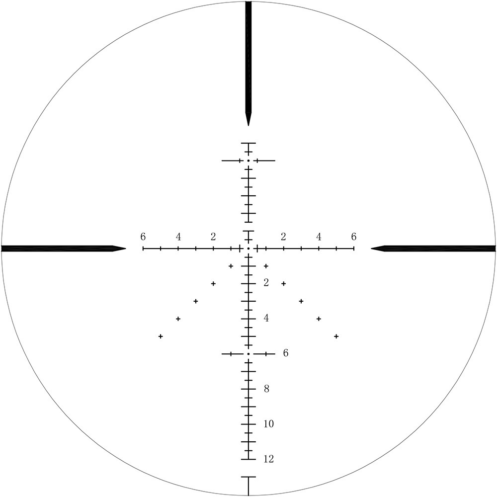 Оптический прицел KECK Optics BREEZE 3-12x44FFPIR Tube 30мм