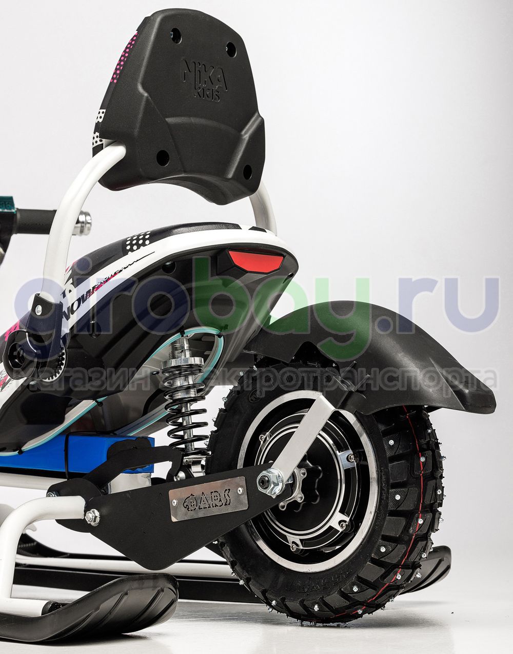 Детский электроснегокат BARS Arctic - Розовый фото 10 фото №12