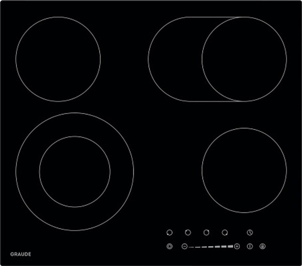 СТЕКЛОКЕРАМИЧЕСКАЯ ВАРОЧНАЯ ПАНЕЛЬ GRAUDE EK 60.2