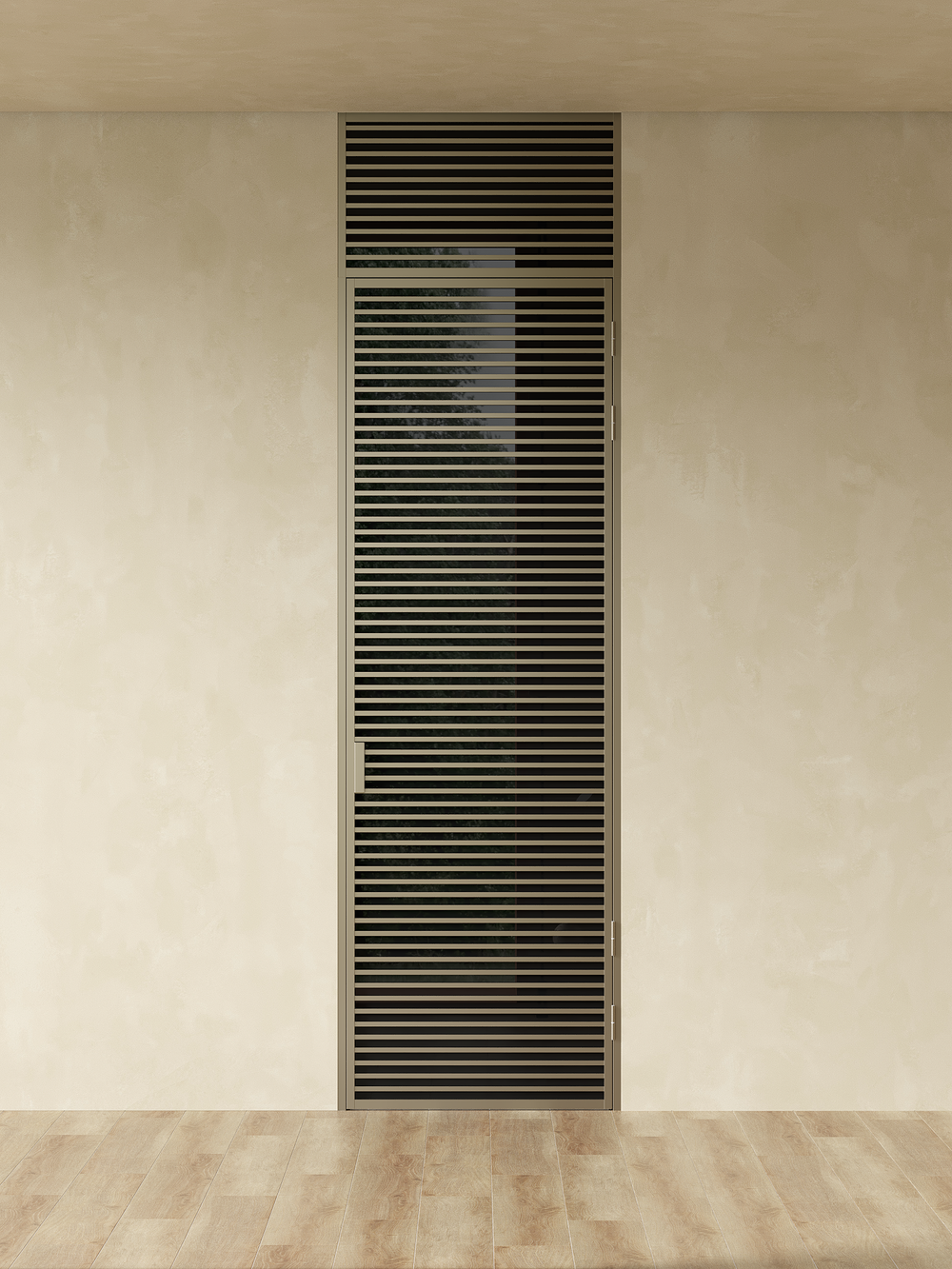 Распашная алюминиевая перегородка Minoli 15