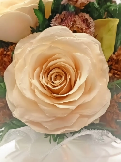 натуральные розы в стекле, вакуум