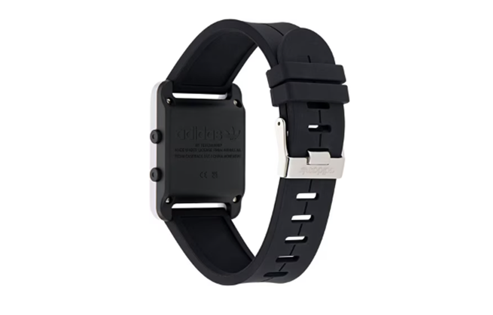 Adidas Originals Wrist Watch Quartz Movement Silicone Strap 31mm Black Dial Unisex 30m Water Resistant