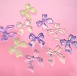 1754 Фигурки объёмные "Бантики" 10 шт