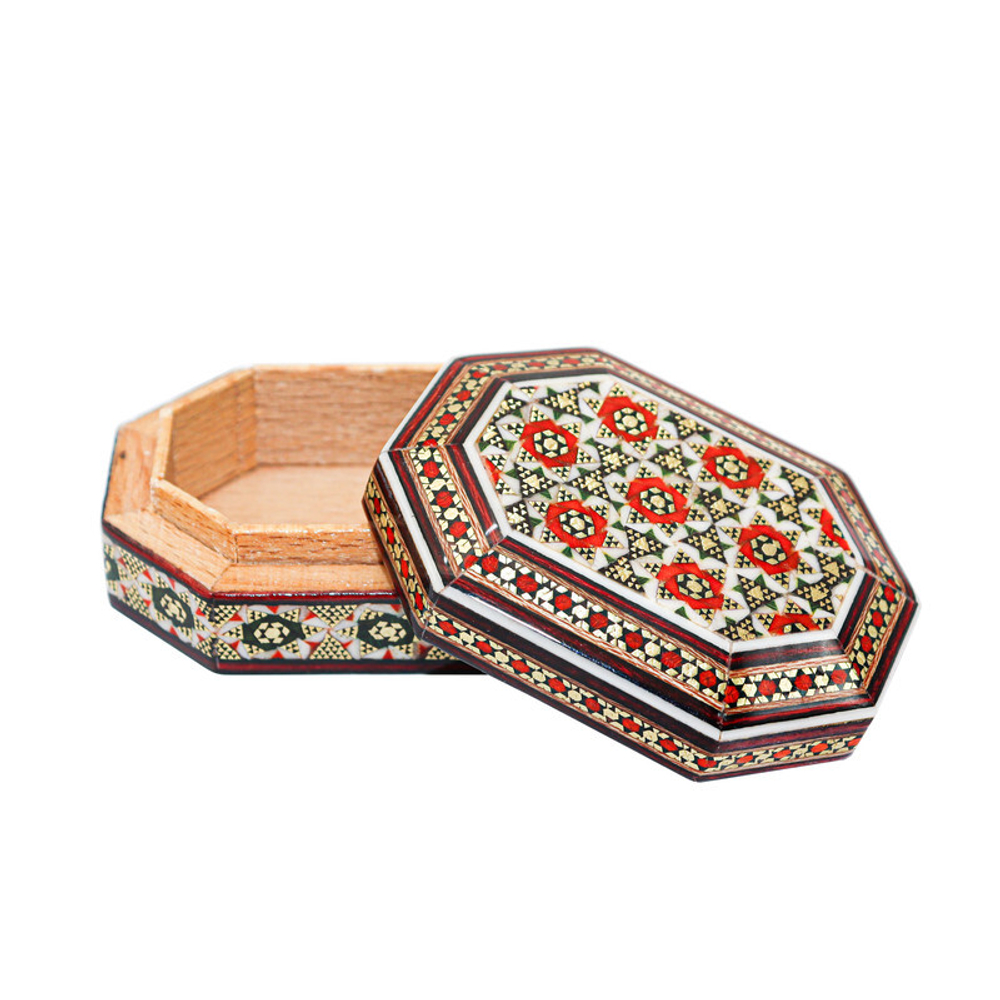 Шкатулка Хатам Кари 622 (khatam-kari) сувенир из Ирана в технике хатамкари