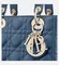 Сумка Dior Lady Dior My Abcdior, модель маленького формата синий