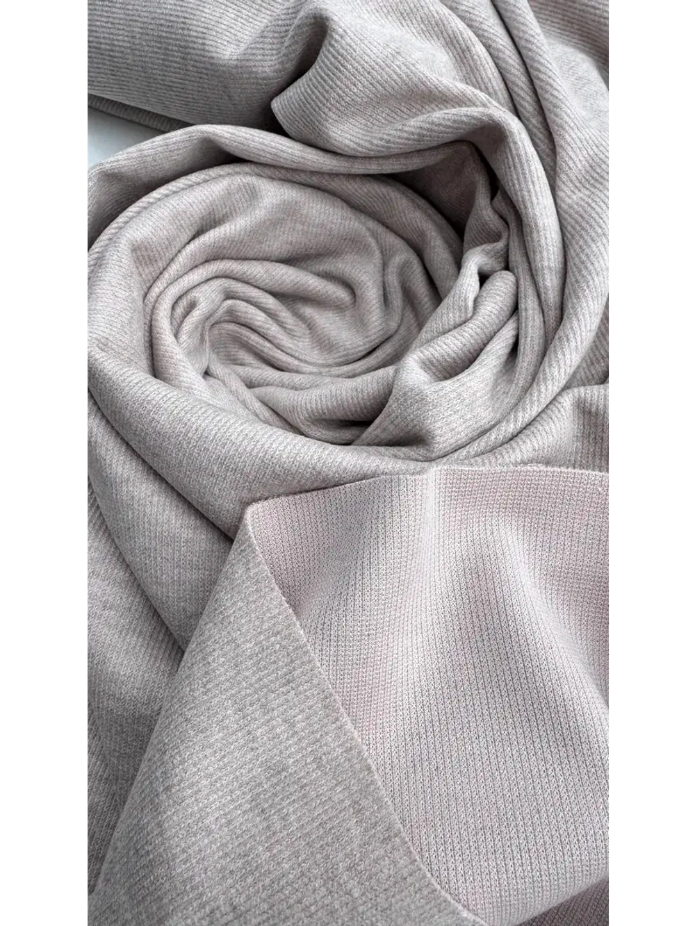 Ткань трикотажная рибана под ангору