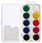 Краски акварельные ГАММА "Пчелка", 20 цветов, медовые, без кисти, пластиковая коробка, европодвес, 212033