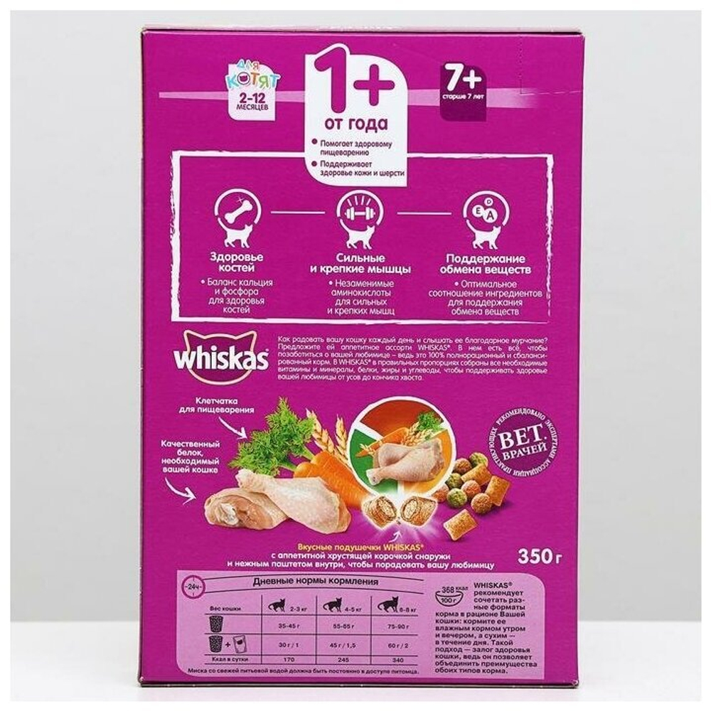 ВИСКАС ПОД.ПАШ КУРИЦ ИНДЕЙК 350 Г