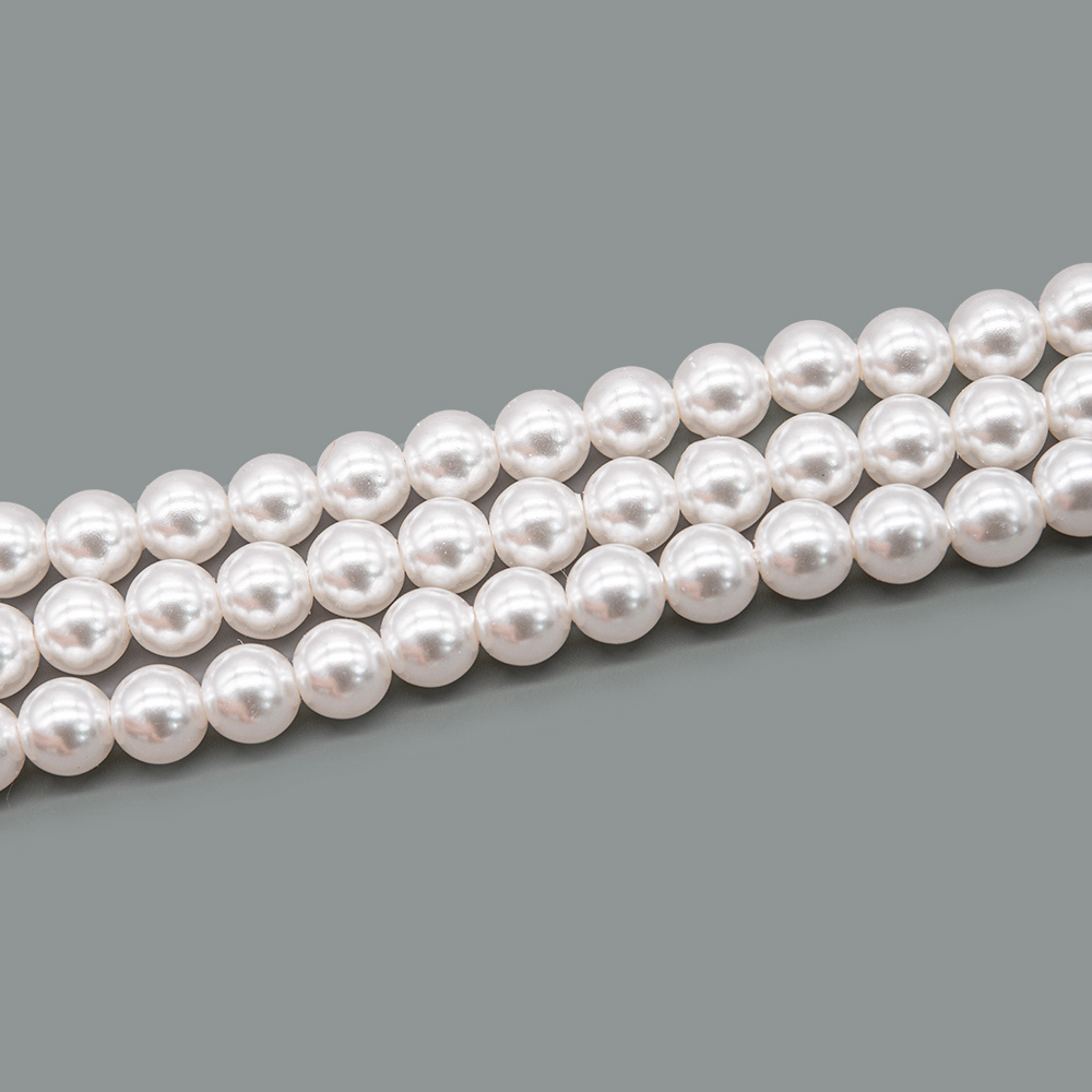 Хрустальный жемчуг, оттенок "Royal Pearl", шар 6мм