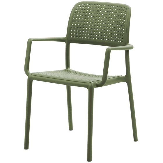 Зеленый пластиковый стул Bora | Nardi | Италия
